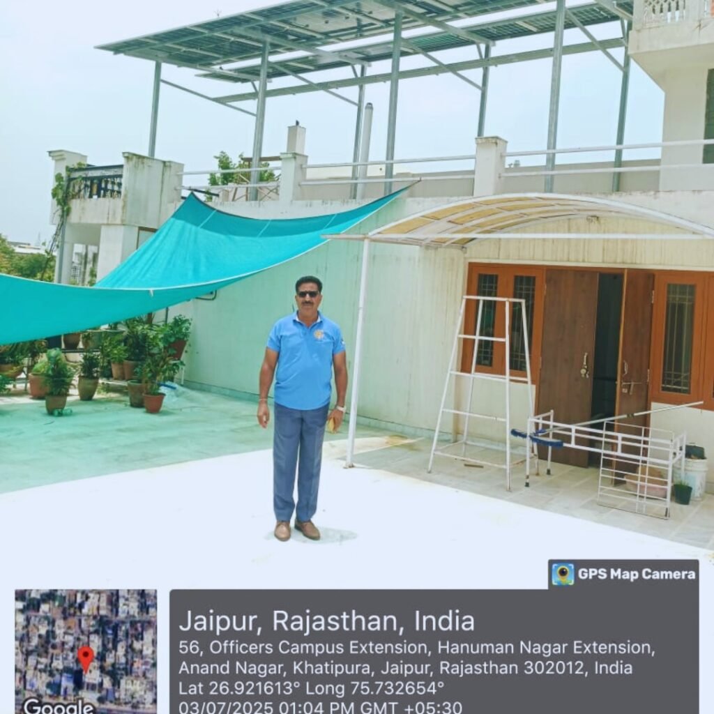 6kW Rooftop Solar Installation at Khatipura, Jaipur – Mr. Narendra Singh