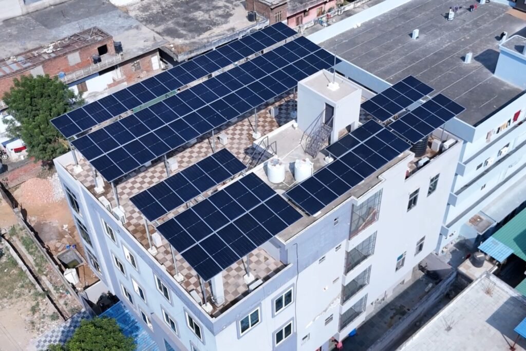 50kW rooftop solar power plant installed at NRM Industries, Sitapura Industrial Area, Jaipur – GreatSun Power Pvt. Ltd.