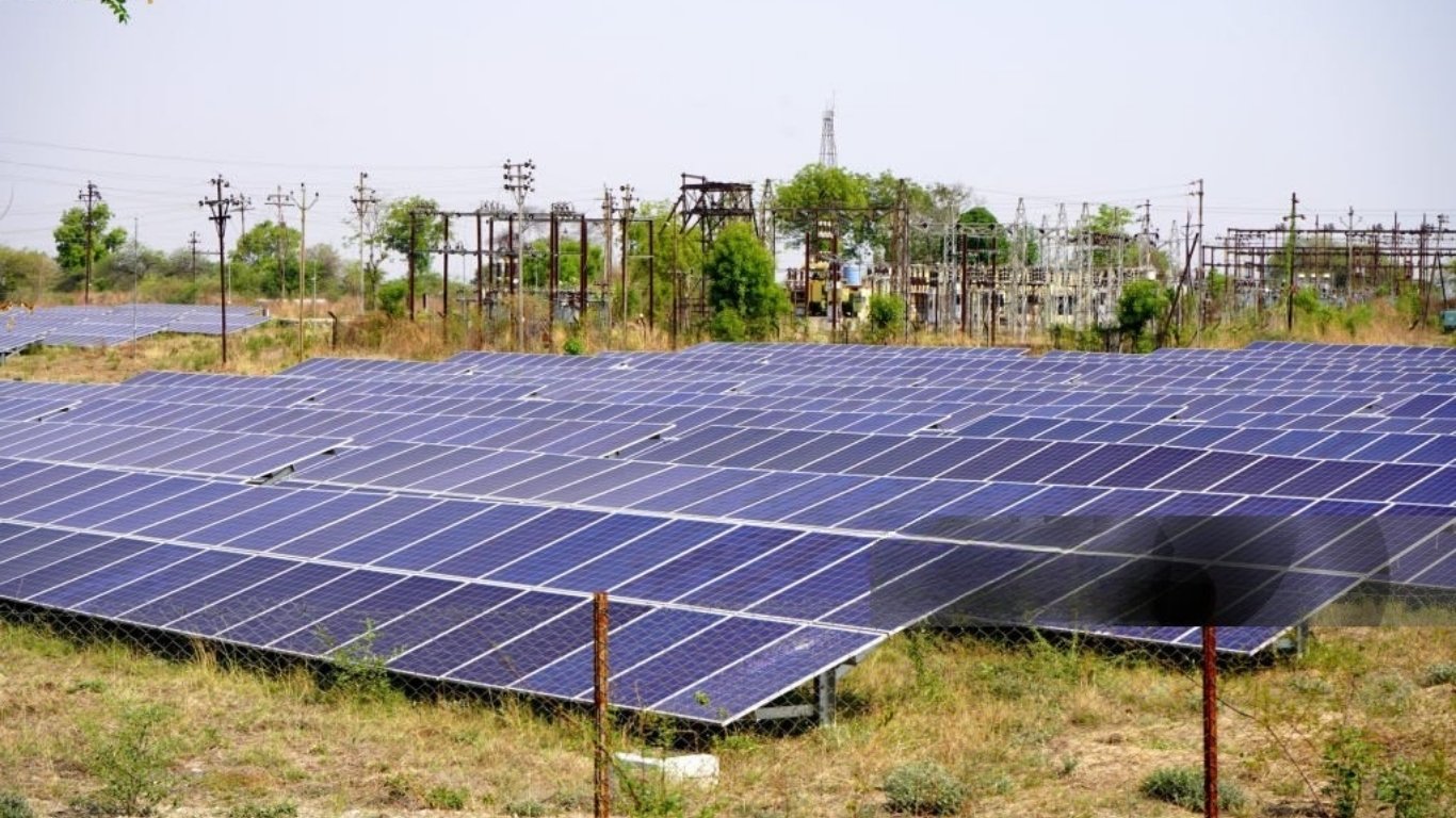 Renewable energy projects including solar and wind farms in India