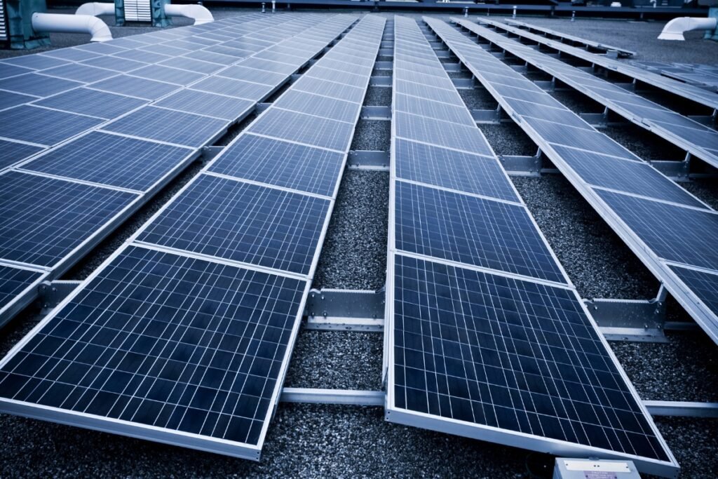 Rooftop solar panels installed by GreatSun Power in Jaipur, Rajasthan