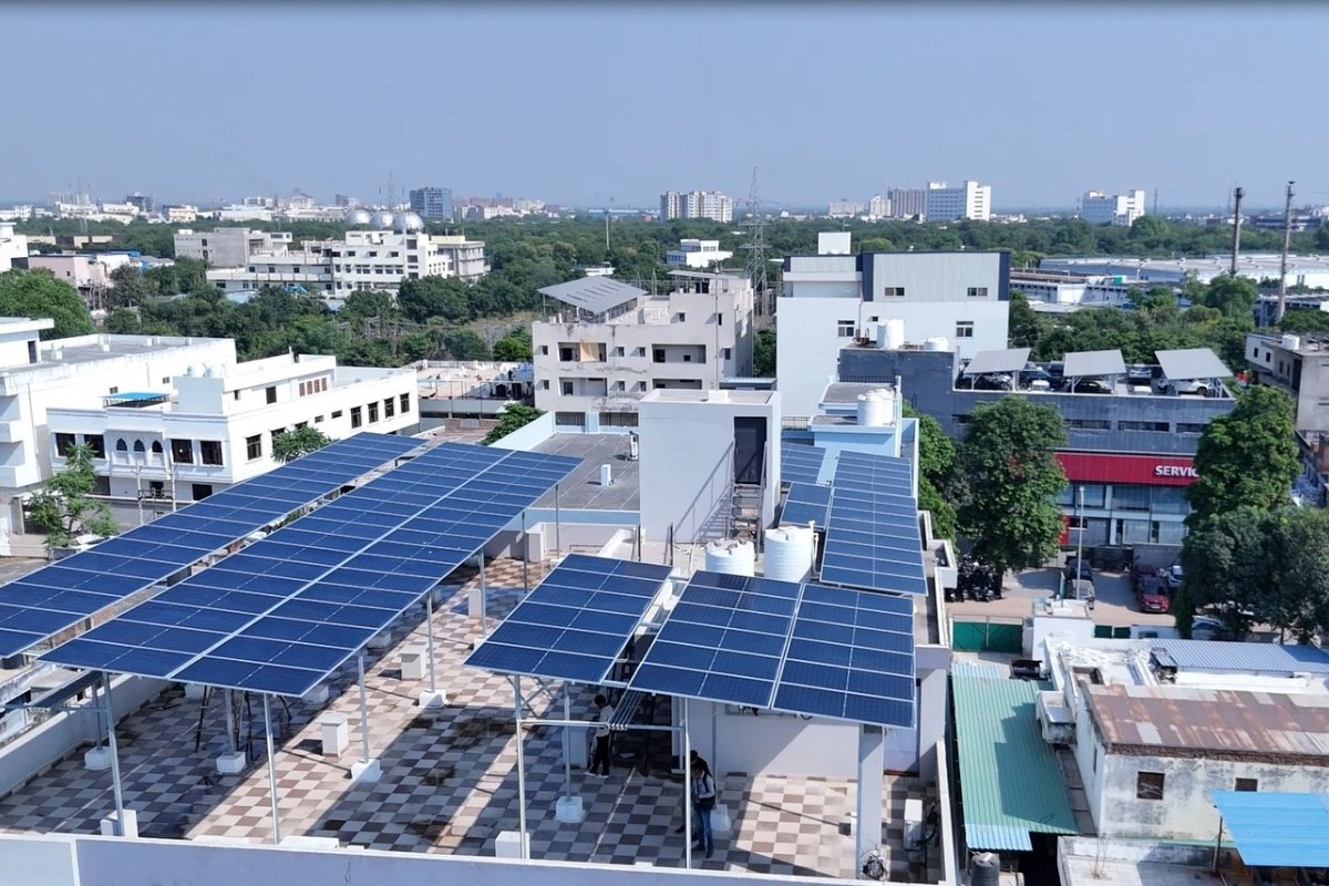 50 kW rooftop solar installation at NRM Sitapura by GreatSun Power Jaipur